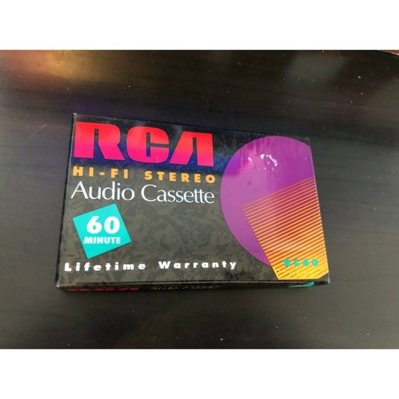 New RCA RC60 Hi-Fi Stereo Blank Audio Cassette Tape Vintage Sealed - Picture 3 of 3